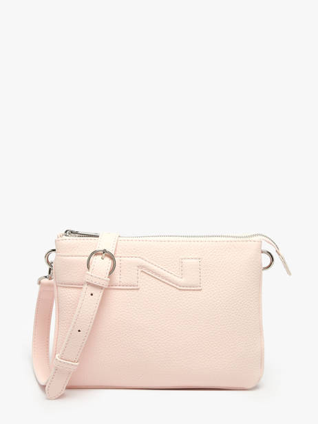 Cross Body Tas Milano Leder Nathan baume Roze n city 3